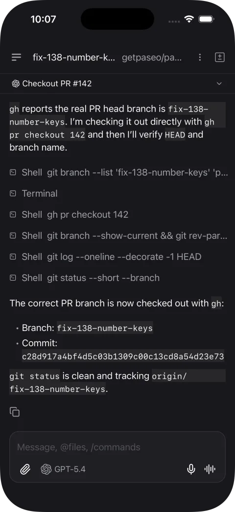 JCode agent chat